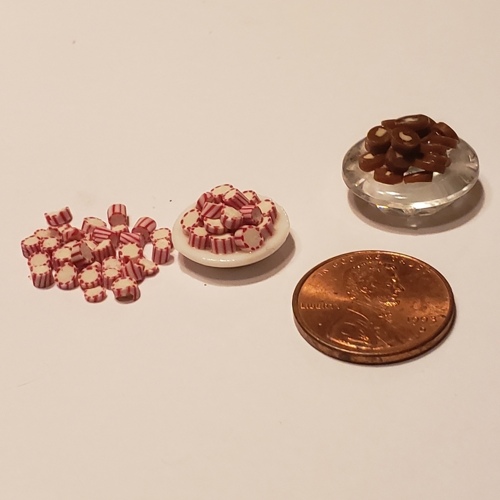 Dollhouse Miniature Candy Bowls